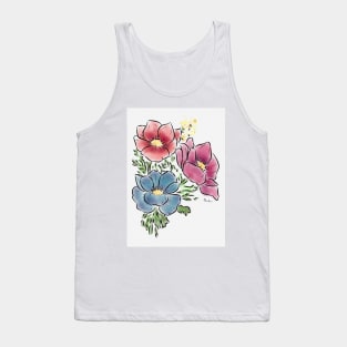 Anemone flower Tank Top